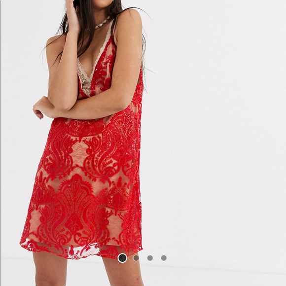 Free People Night Shimmers Mini Dress - Picture 4 of 4